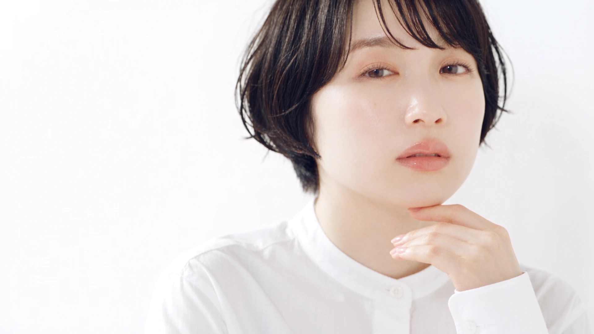 ふわり、軽やかなショート。